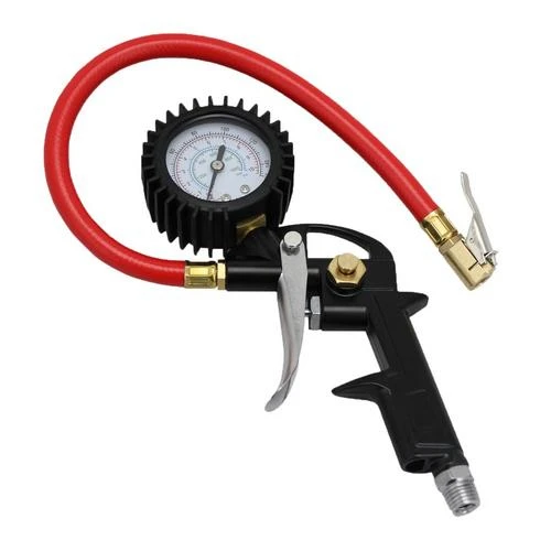 Air Tool Pistol Grip Tire Inflator & Analog Gauge