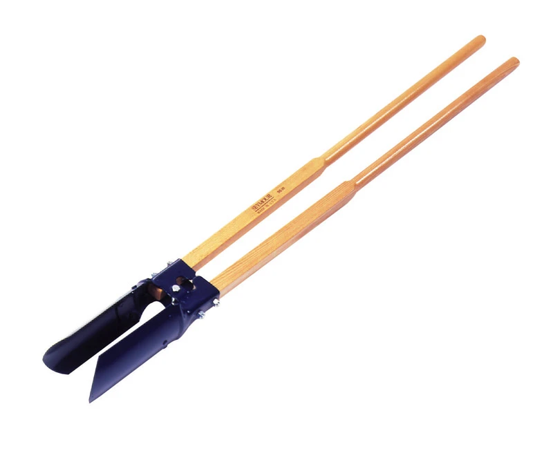 S400 Jobsite Atlas 48 In. Wood Handle Medium-duty Post Hole Digger