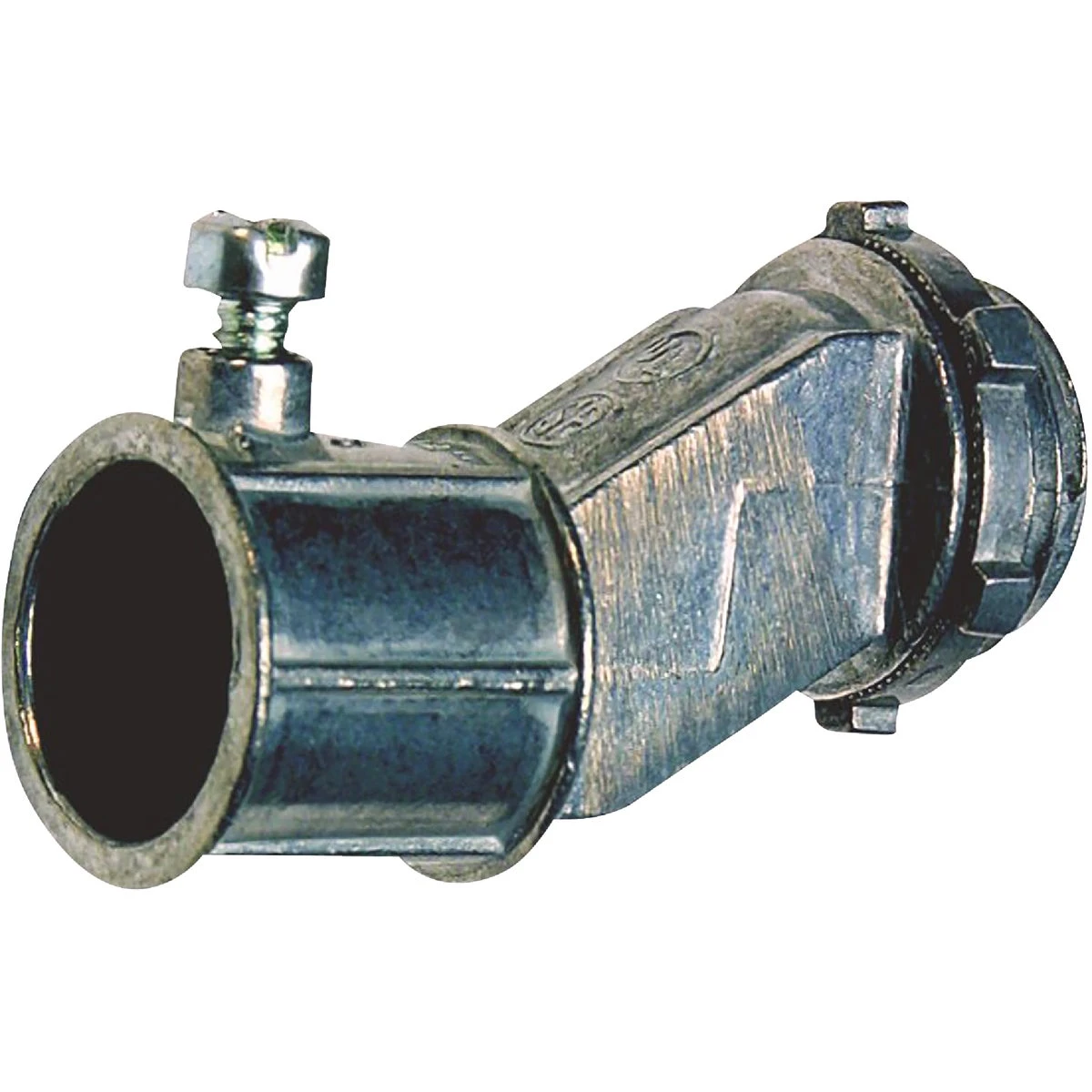 Sigma Engineered Solutions ProConnex 1/2 in. D Die-Cast Zinc Offset Set Screw Connector For EMT 1 pk