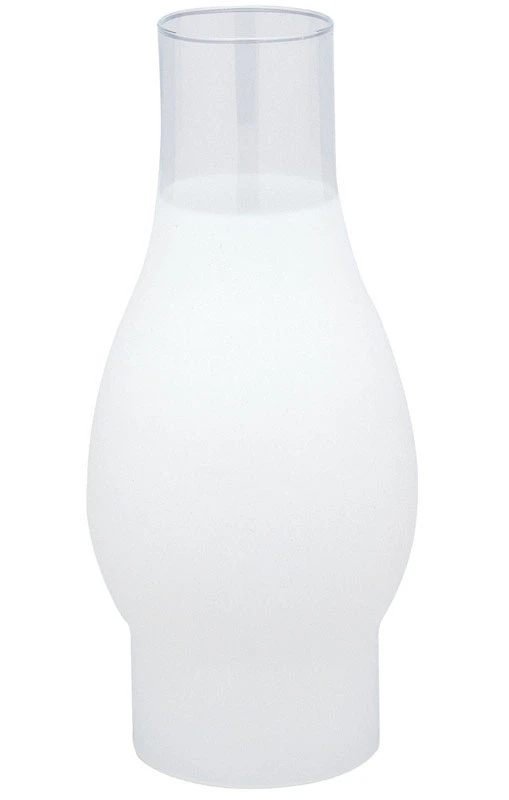 Frosted Glass Chimney, 8.5-In.
