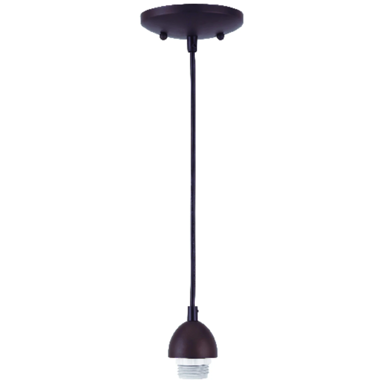1-light Adjustable Mini Pendant Light Fixture, Oil Rubbed Bronze Finish