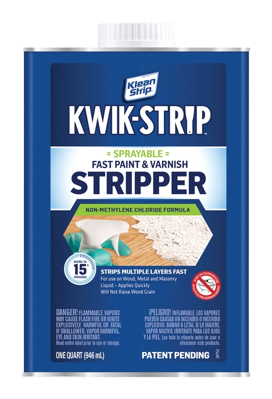 Kwik-strip Sprayable Fast Paint And Varnish Stripper 1 Quart