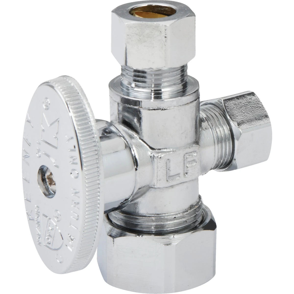 5/8 In. Od X 3/8 In. Od X 3/8 In. Od Quarter Turn Angle Valve