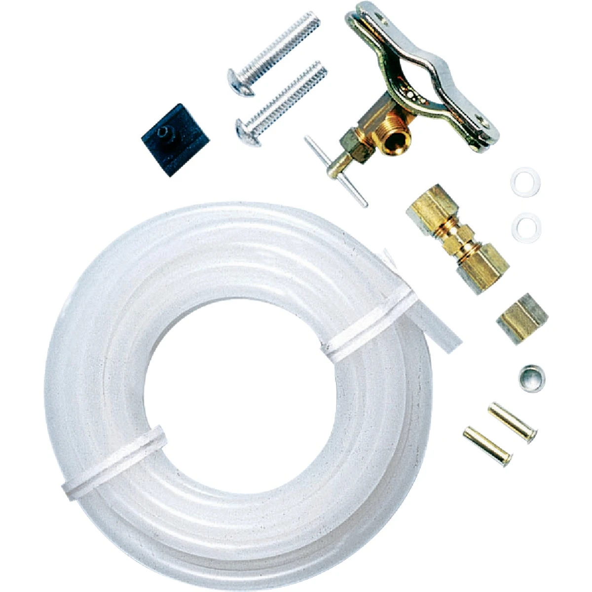 25 Ft. X 1/4 In. Poly Tubing Ice Maker Installation Kit With Valves