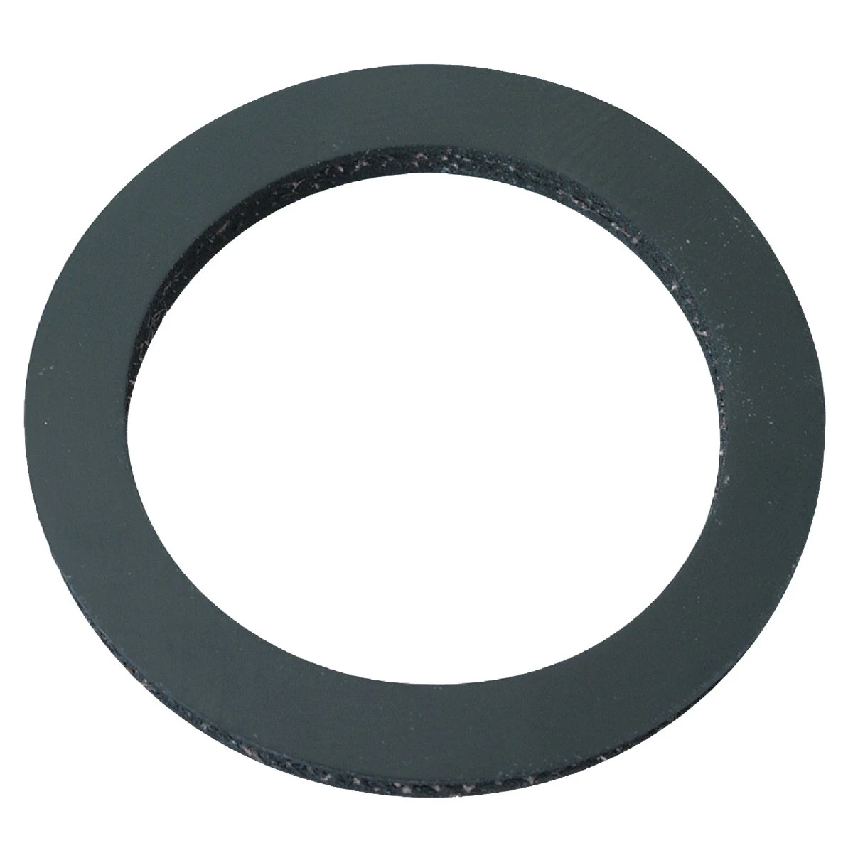 Cloth Inserted Sink Strainer Washer, 1-3/4" Od, 1-3/8" Id, Black Rubber