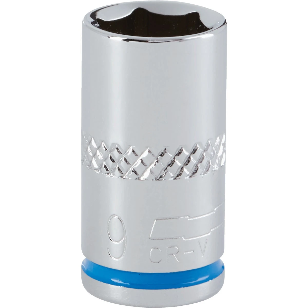 9 mm Metric Socket, 1/4 in Drive, 6-Point Shallow – Chrome Vanadium