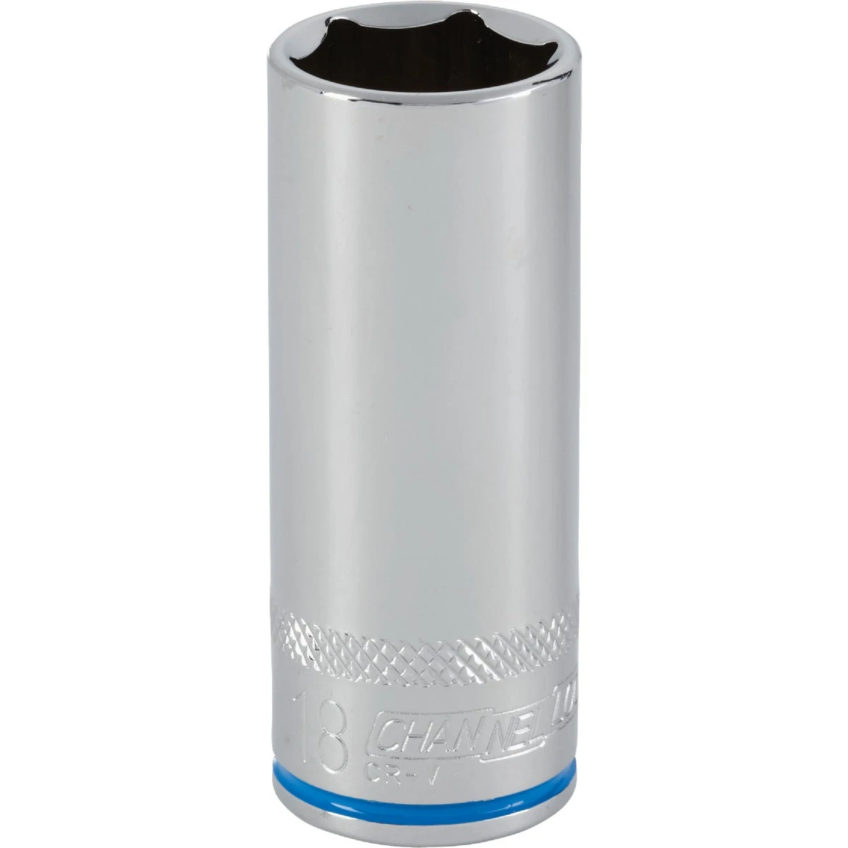 3/8 In. Drive 18 Mm 6-point Deep Metric Socket - Chrome Vanadium Steel