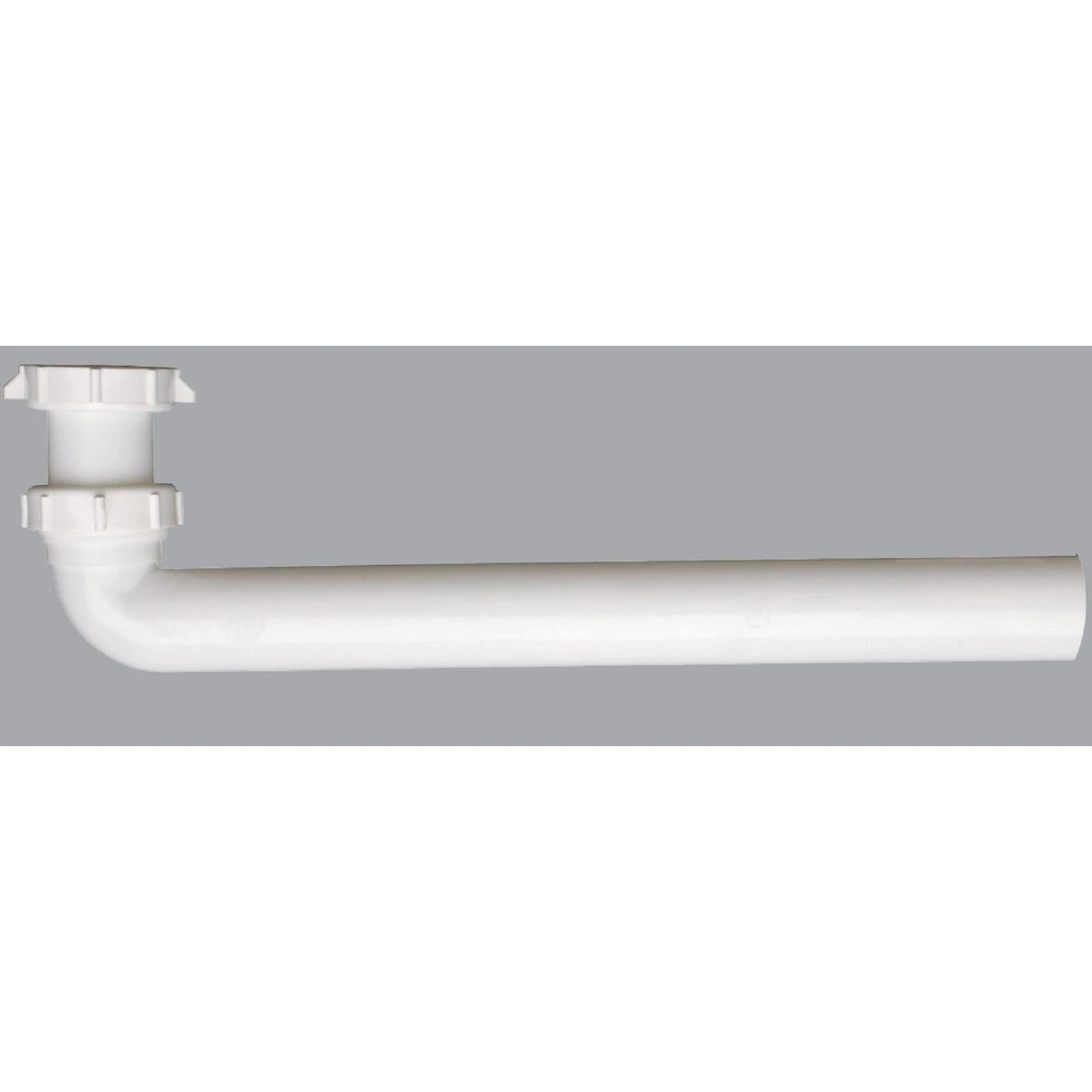 1-1/2 In. X 15 In. White Plastic Waste Arm - Slip-joint & Direct Connect
