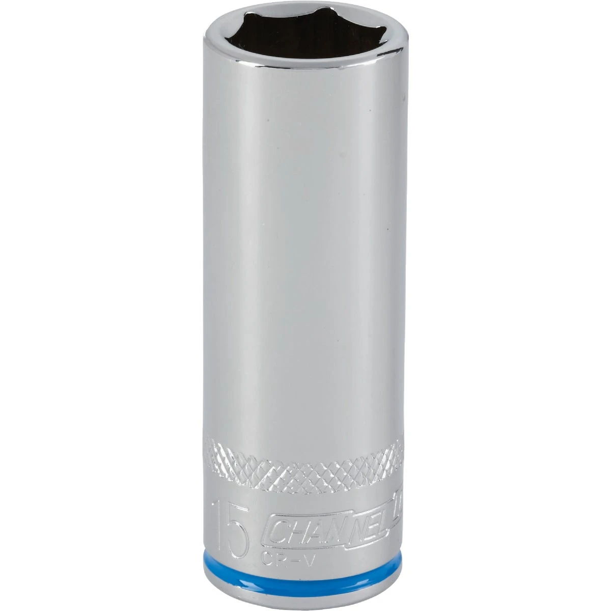 3/8 In. Drive 15 Mm 6-point Deep Metric Socket - Chrome Vanadium Steel
