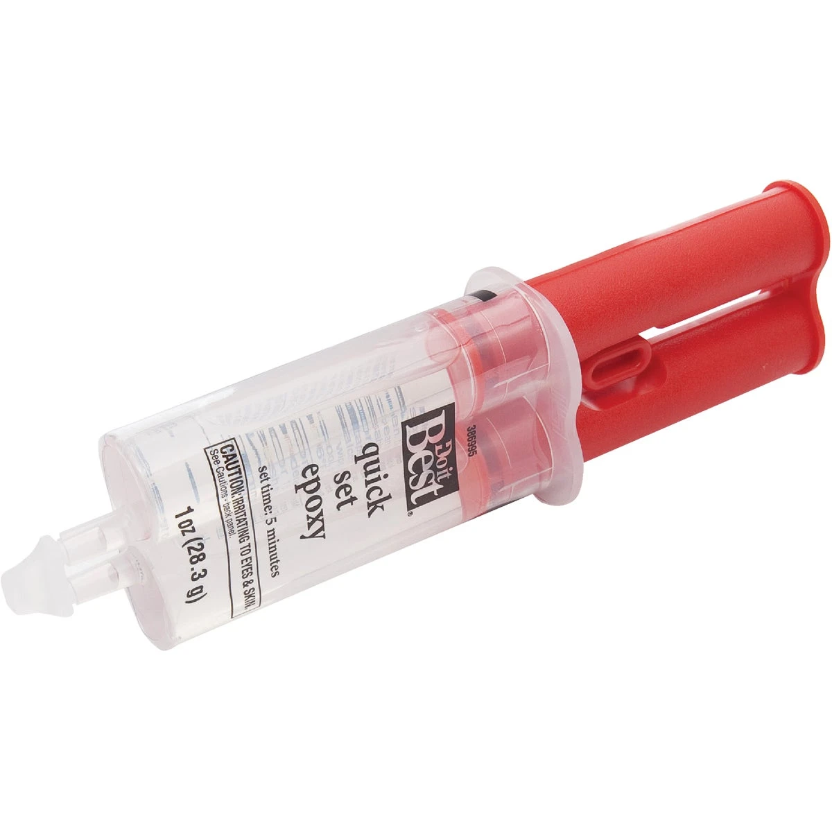 1 Oz. Quick Set Epoxy Syringe - Fast Setting Adhesive For Multiple Surfaces
