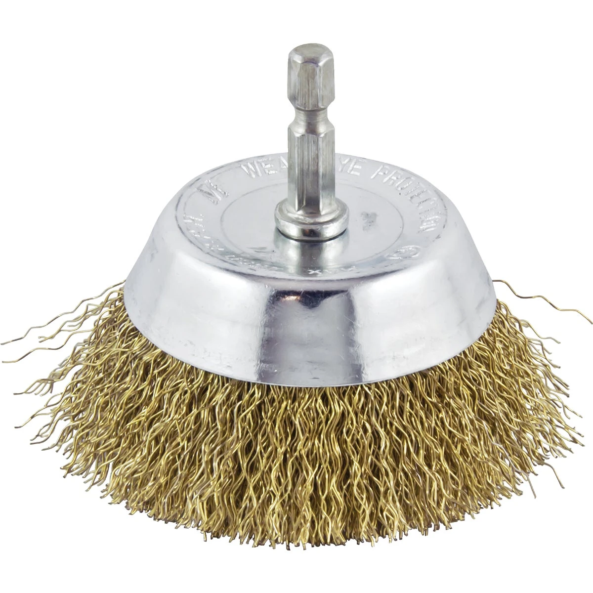 3 Inch Coarse Drill-mounted Wire Brush With 1/4 Inch Shank