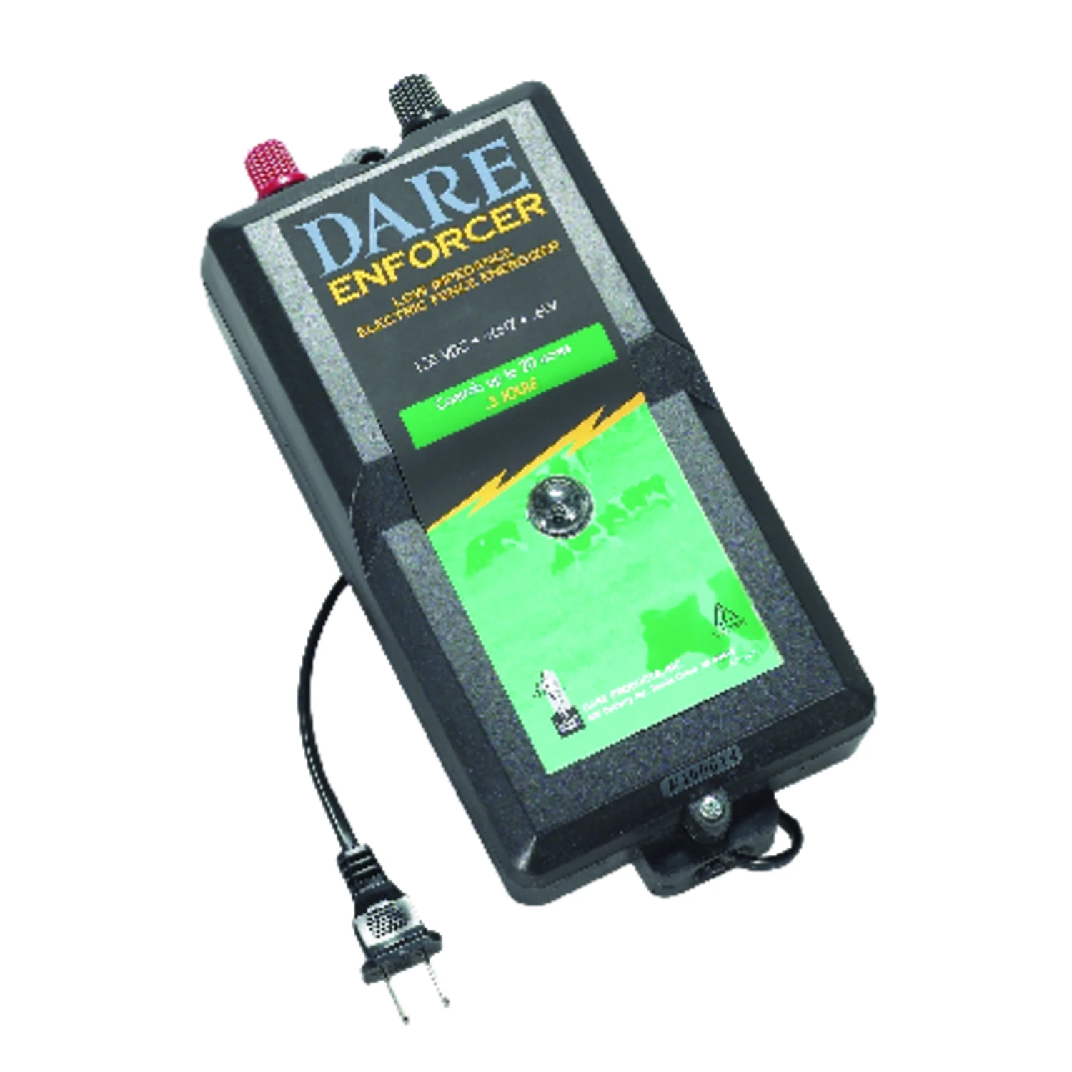 Enforcer Series Electric Fence Energizer for 20 Acre, Plug-In, 110 Volt