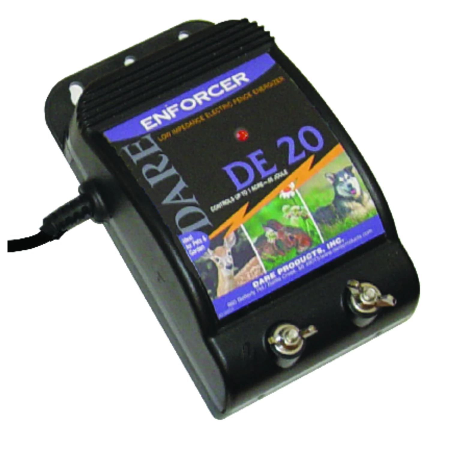 Electric Fence Energizer for One Acre, Plug-In Model, 0.05 Joule Output