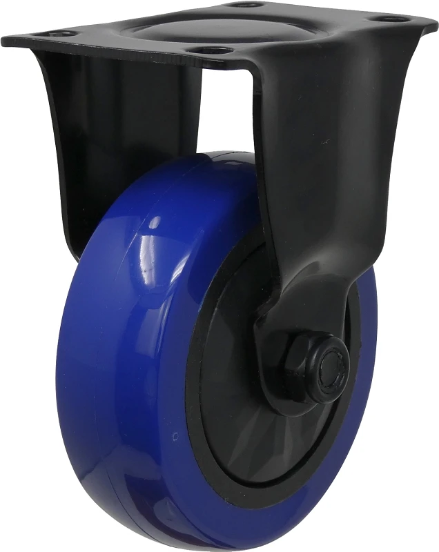 Blue Diamond TPU Wheel Caster, 4-In. D, 300-Lb. Load Capacity, 1-Pk
