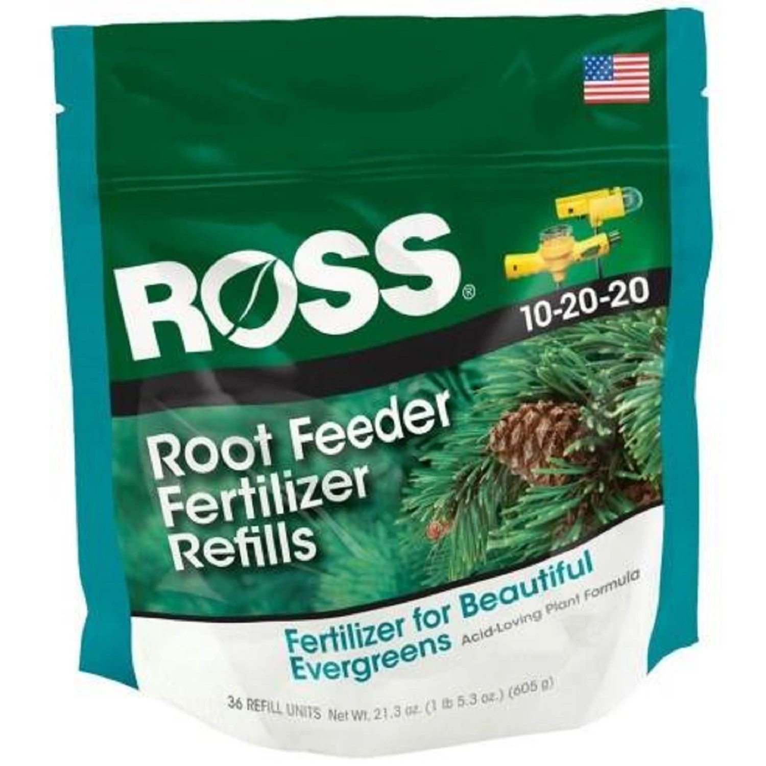 Acid-Loving Root Feeder Refill, 10-20-20, 36-Pk.