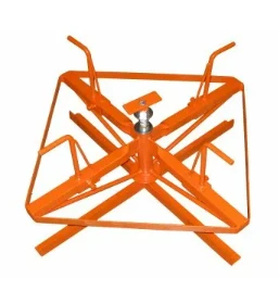 Wire Winder Spool Silver - Adjustable Electric Fence Wire Dereeler With Brake