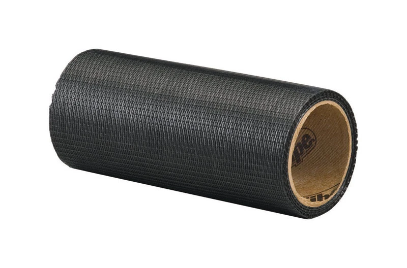 FibaTape Black Mesh Roof Repair Fabric, 6 Inch by 25 Foot Roll