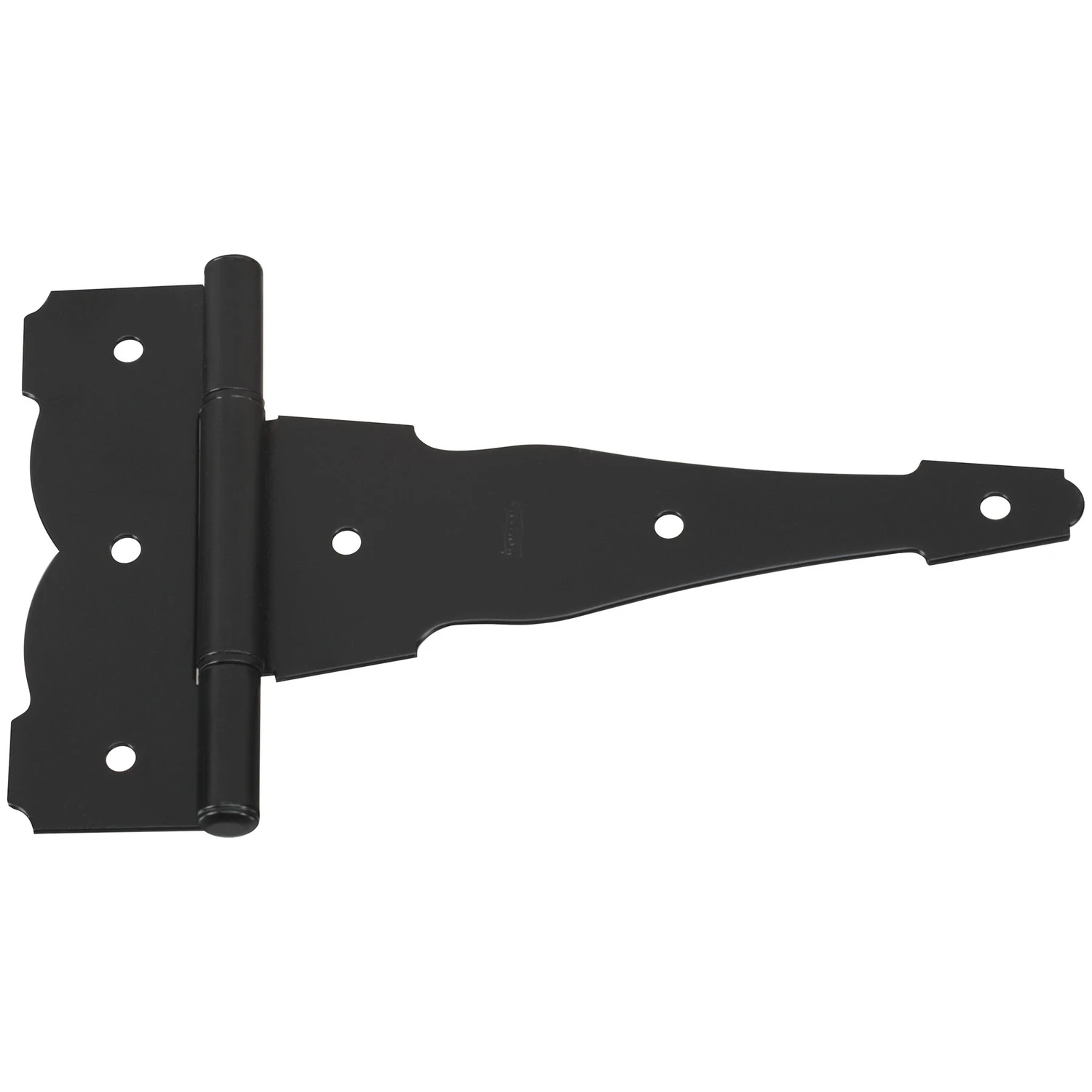 Ornamental Gate T-Hinge, Reversible, Black, 8 In.