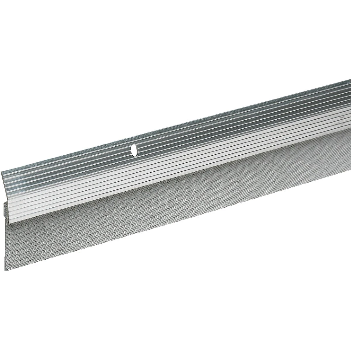 2 In. W. X 2 In. H. X 36 In. L. Silver Aluminum Door Sweep