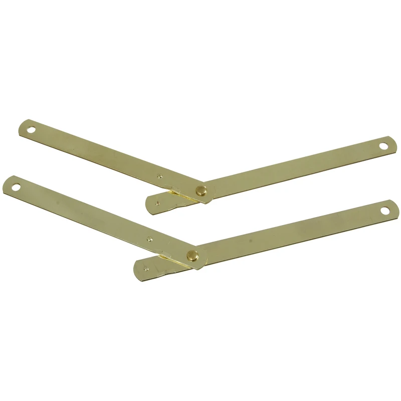 9-1/2 In. H Straight Steel Table Leg Brace 2 Pk With Screws