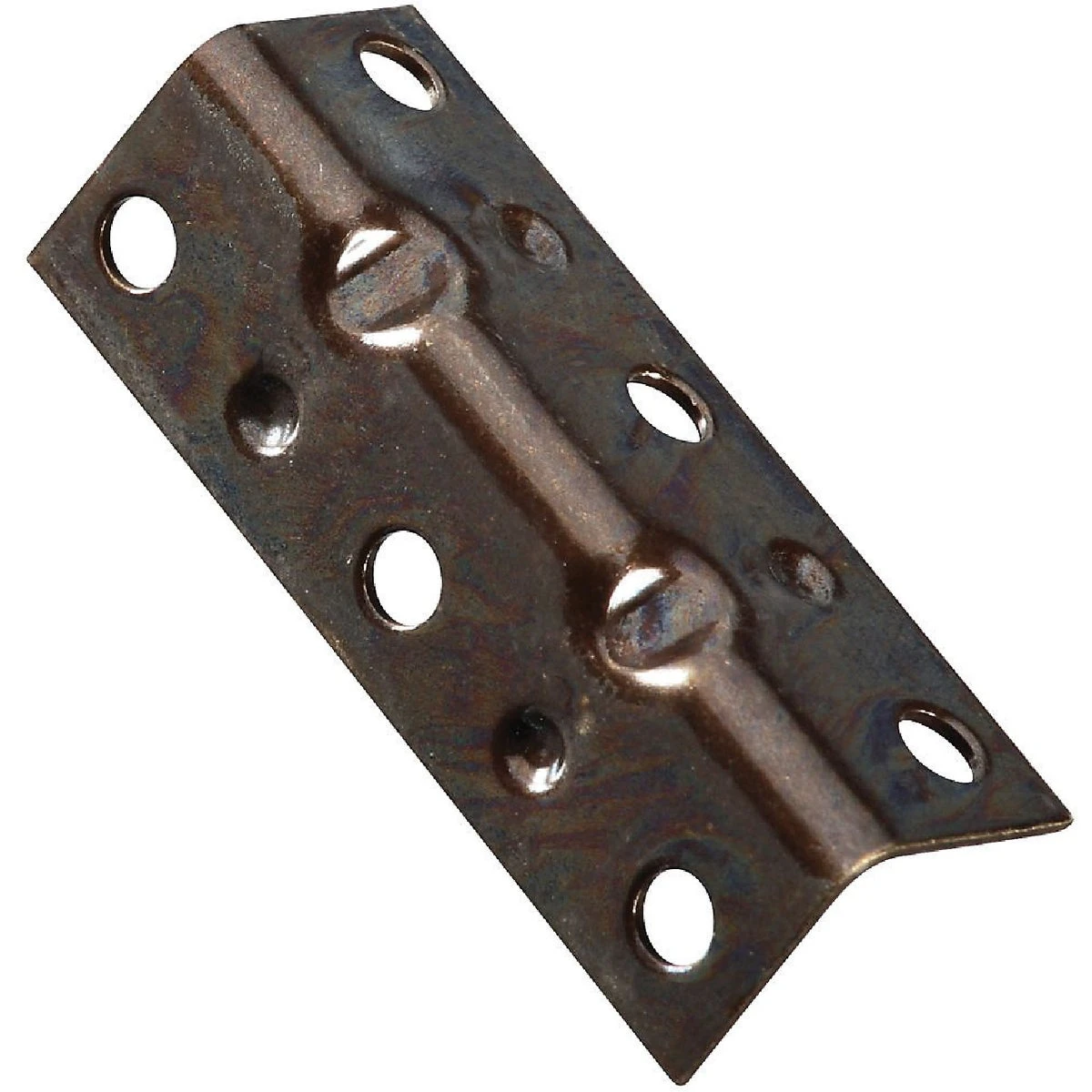 2.5 In. H X 0.75 In. W X 0.04 In. D Antique Brass Steel Inside Corner Brace
