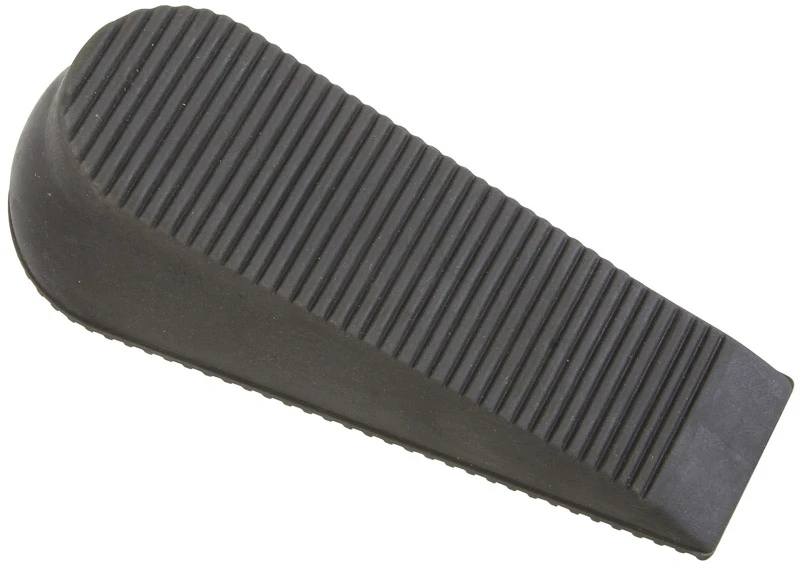 Super Wedge Door Stop Gray 6 Inch Durable Rubber Non Slip