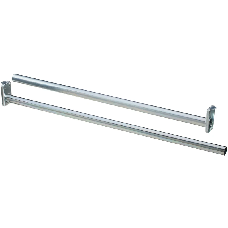 48 In. To 72 In. Adjustable Bright Steel Closet Rod