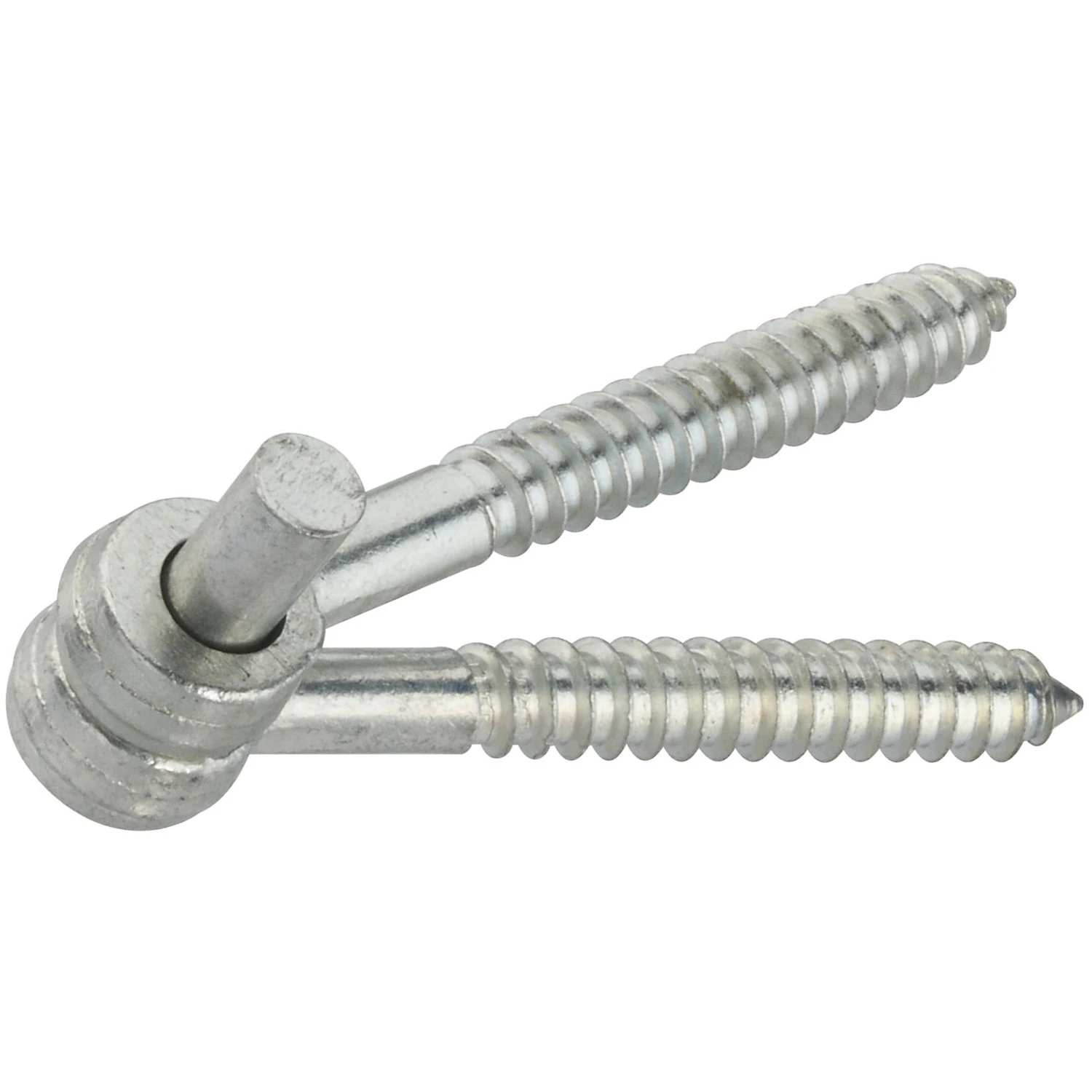 Screw Hook/Eye Hinges, 1/2 x 4 In., 2-Pk.
