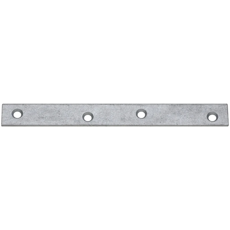 Galvanized Steel Mending Brace, 8 Inches by 7/8 Inch, Heavy Duty