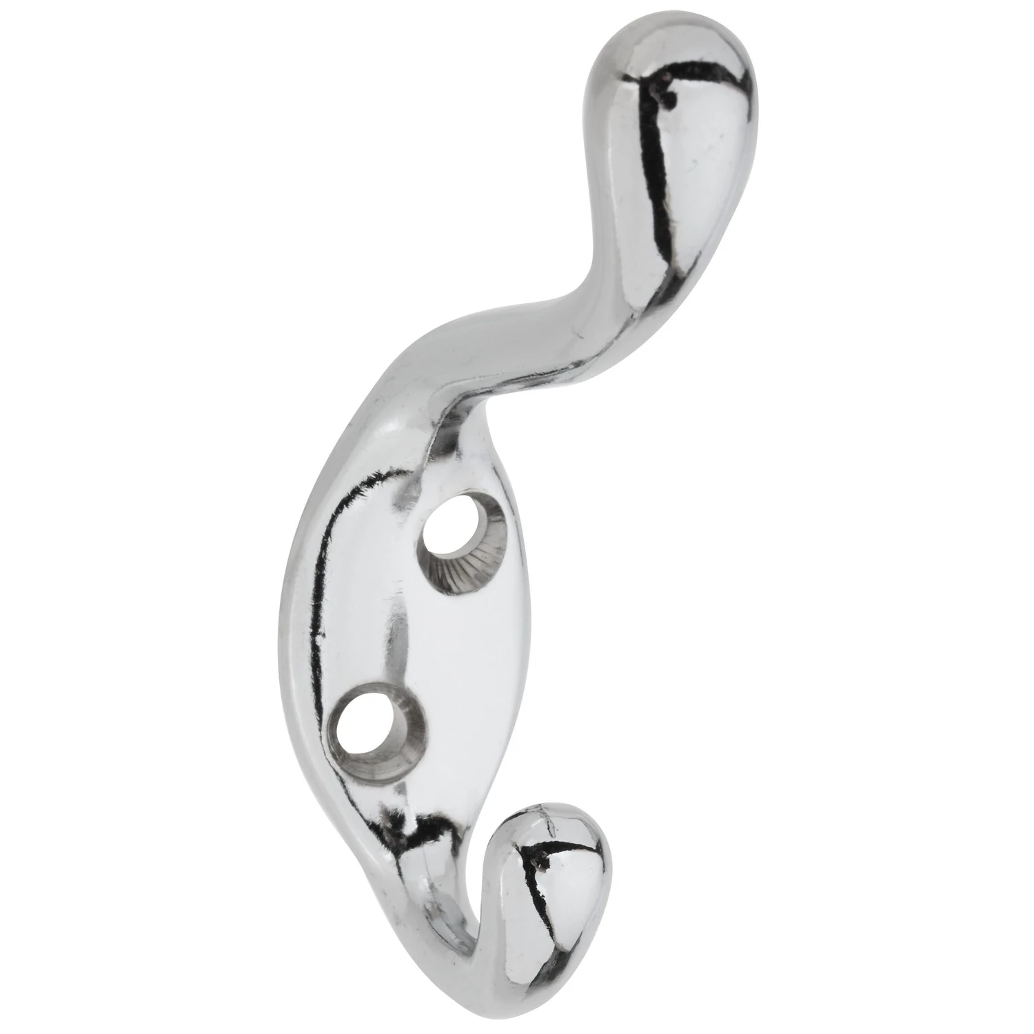 National Hardware Heavy-Duty Chrome Coat & Hat Wardrobe Hook
