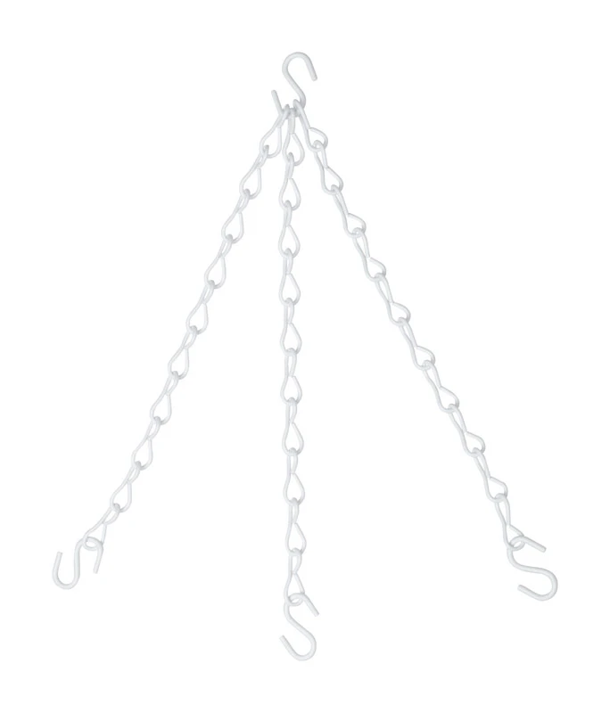 Hanging Plant Chain, White, 18 In.