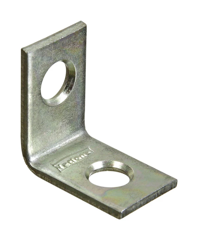 Corner Brace Zinc Plated Steel 0.75 Inch by 0.5 Inch