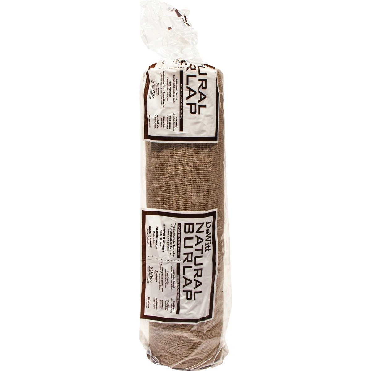 150 Ft. W X 3 Ft. L Natural Biodegradable Burlap Fabric