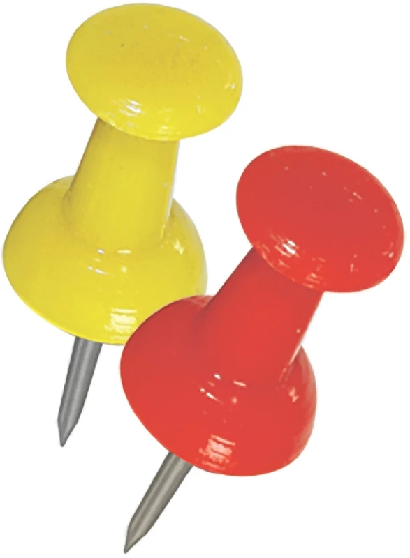 Hillman Assorted Push Pins 16 pk Hillman Assorted Push Pins 16 pk