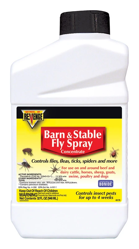 Barn & Stable Fly Spray Concentrate, 32-oz. - Insect Control For Livestock