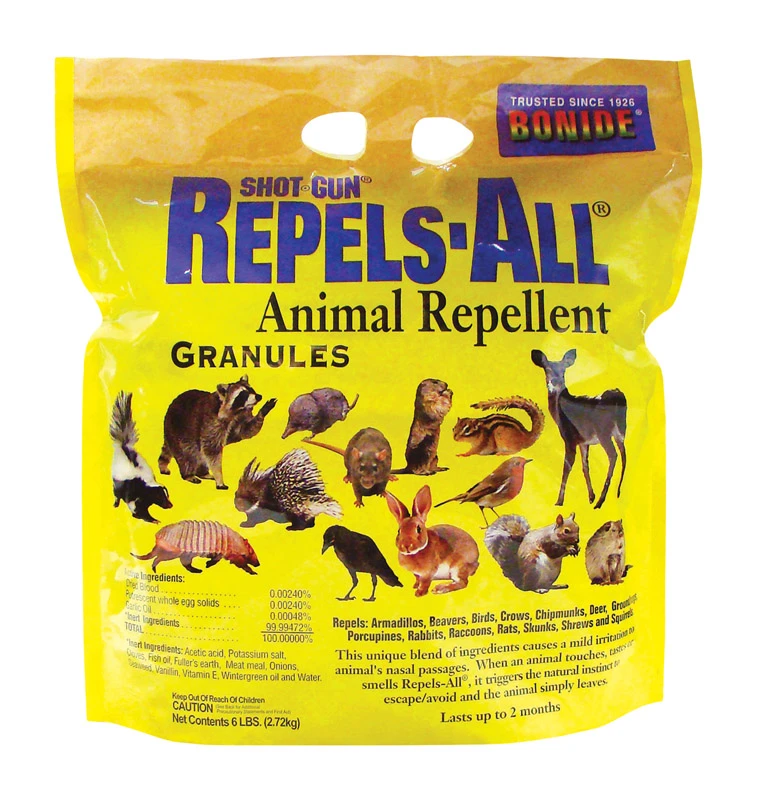 Repels-all Animal Repellent Granules For All Animals, 6 Lb