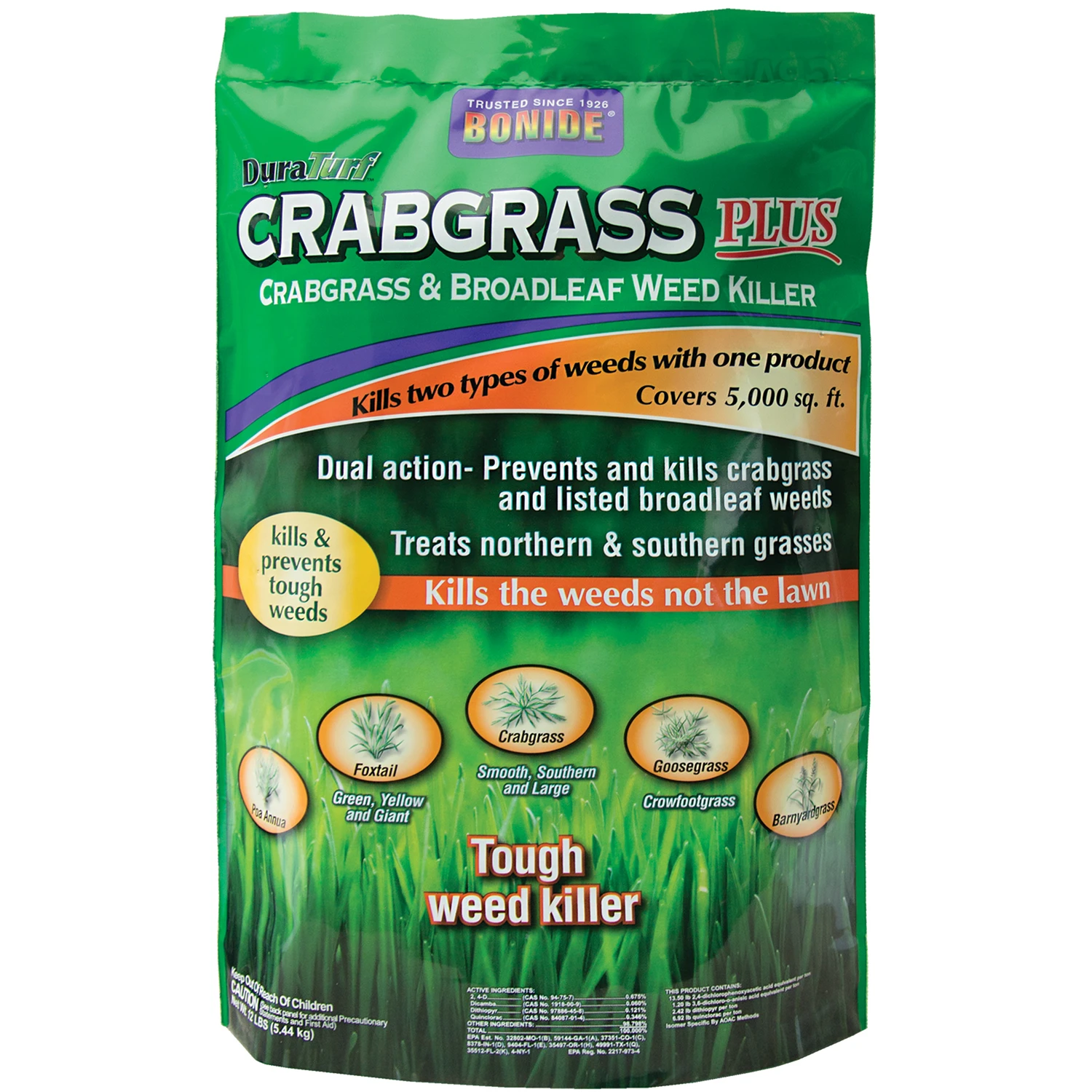 Duraturf Crabgrass Killer Granules 12 Lb - Effective Lawn Weed Control