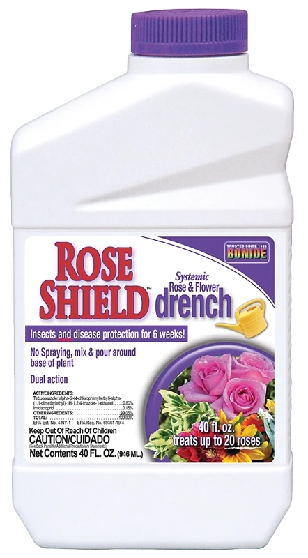 Rose Shield Systemic Drench Insect and Disease Protection, 40 Ounce Bottle