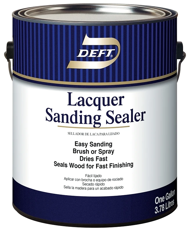 Lacquer Sanding Sealer, 1 Gallon - Clear, Nonyellowing, Fast Drying