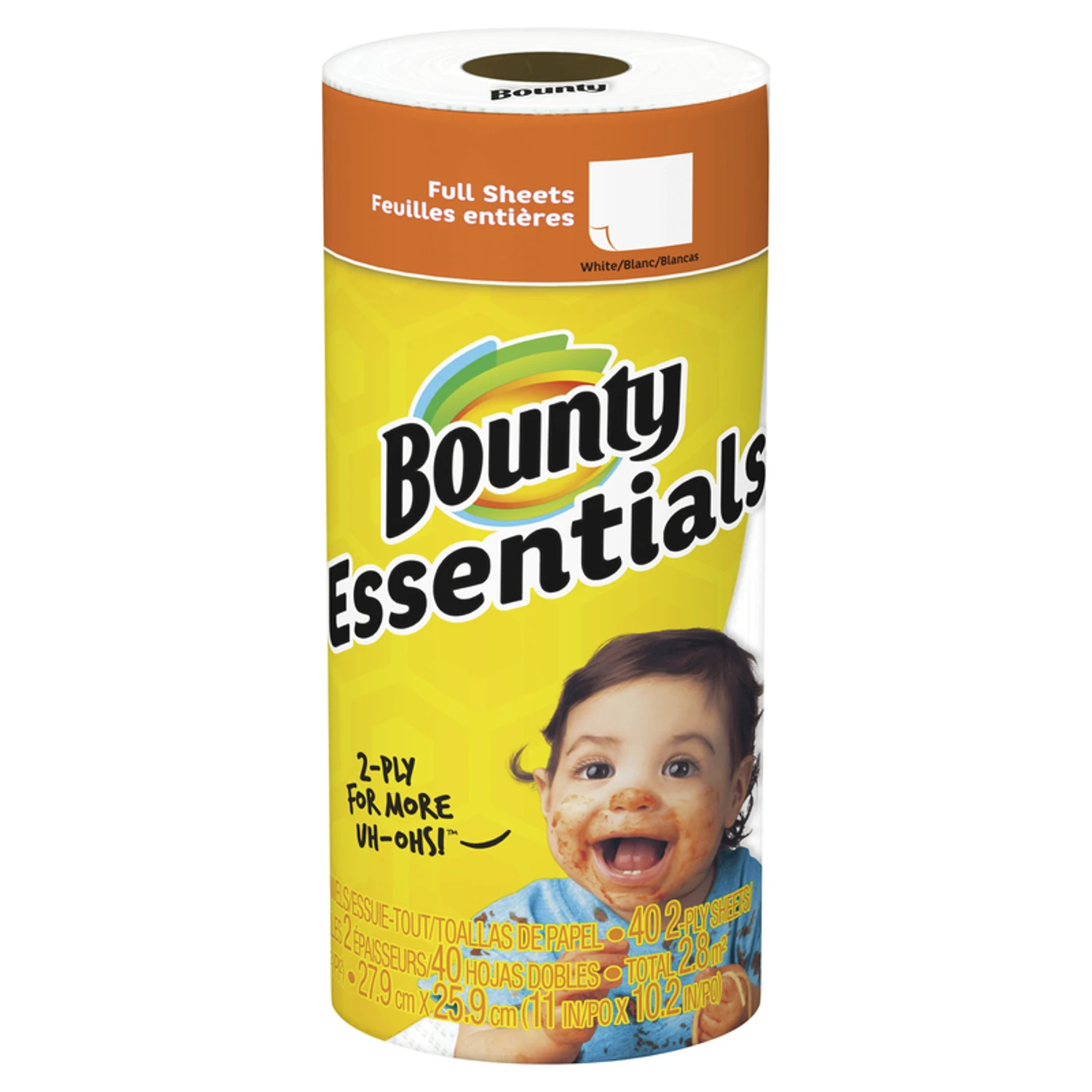 Essentials Paper Towels, 40-Sheet Roll