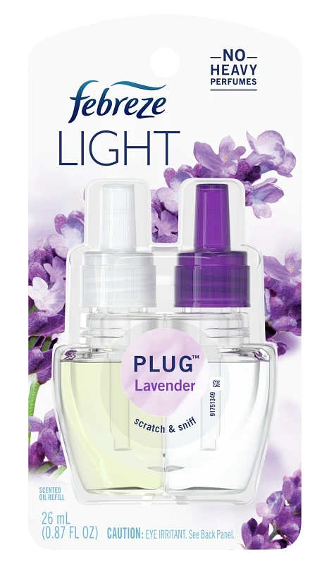 Light Plug Fade Defy Air Freshener Lavender Oil Refill 0.87 Fl Oz