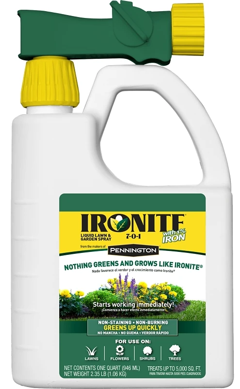 Ironite Slow-release Nitrogen Lawn Fertilizer 32 Oz. For All Grasses 5000 Sq Ft