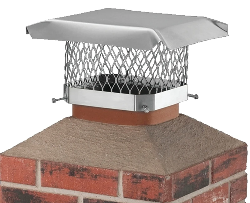 13 In. X 13 In. Stainless Steel Single Flue Chimney Cap Scss1313