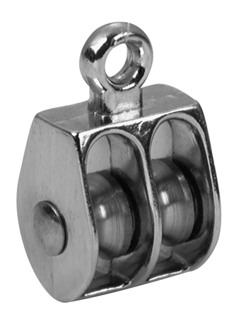 SHEAVE PULLEY DBL3/4"RIG