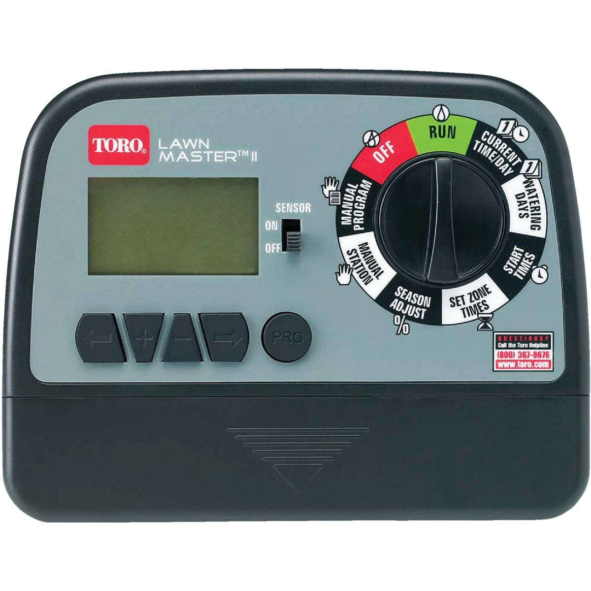 Lawn Master II Landscape Irrigation Timer with 6 Zones for Automatic Watering Control