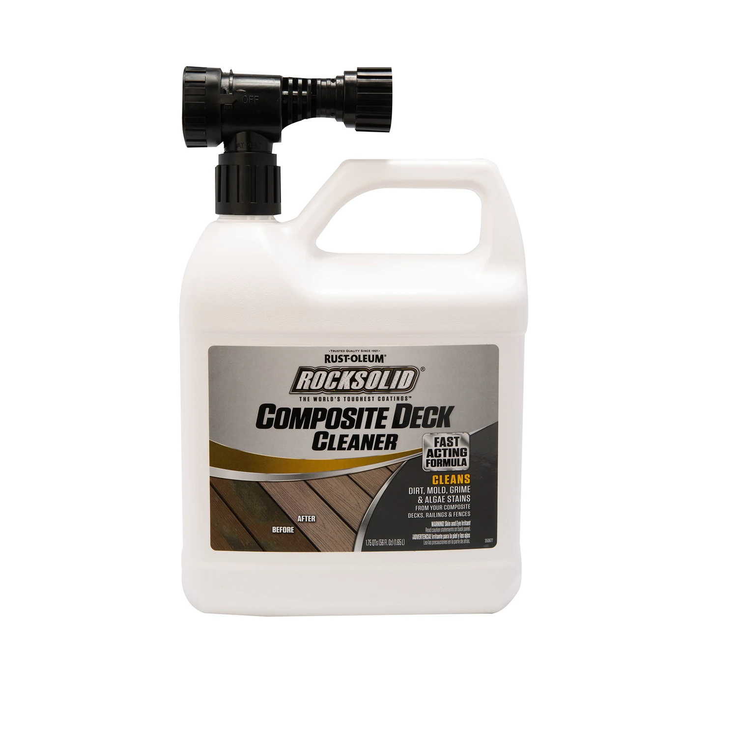 Rocksolid Composite Deck Cleaner, 56 Oz Water-based Gel Formula