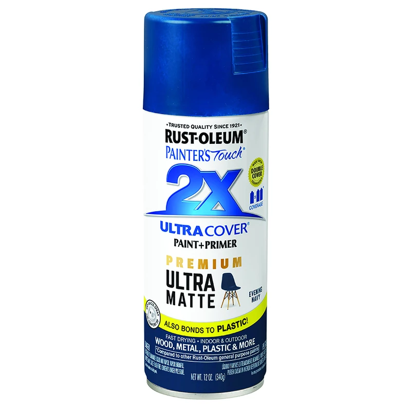 Painter's Touch 2x Ultra Matte Evening Navy Spray Paint 12 Oz