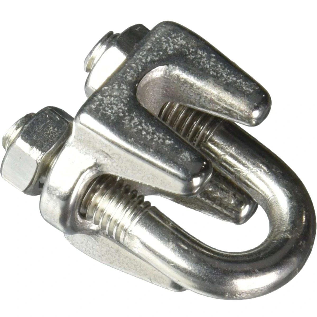 Cast Stainless Steel Wire Rope Clip, 3/16 Inch Diameter