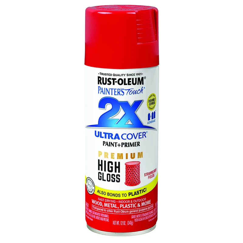 Painter's Touch 2x High-gloss Strawberry Fields Spray Paint 12 Oz