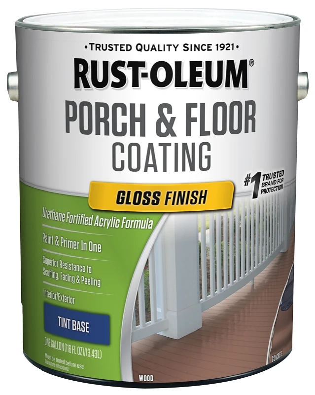 Porch & Floor Gloss Tint Base Paint And Primer 1 Gallon